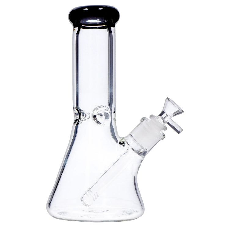 GC Beaker w/ Color Mouthpiece & Ice Pinch Bong  - 10 in.