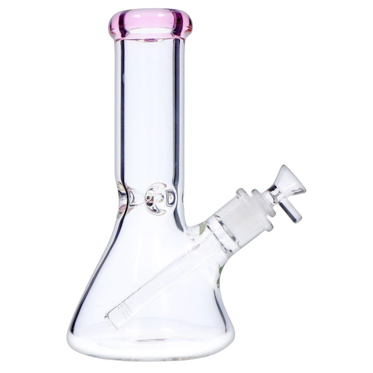 GC Beaker w/ Color Mouthpiece & Ice Pinch Bong  - 10 in.