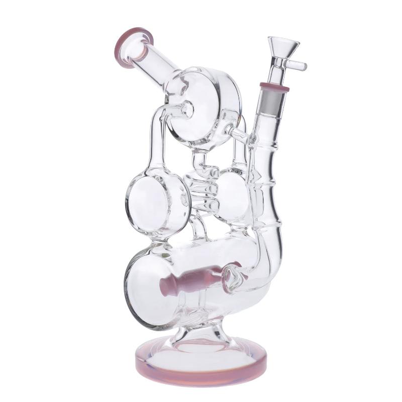 Twisty Perc Showerhead Recycler Bong - Dab Rig
