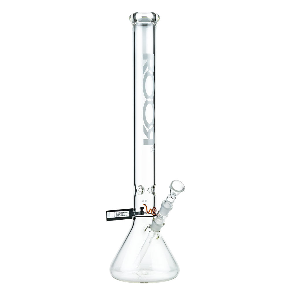 ROOR Dealers' Cup Bong 5.0mm White Logo | 55cm | Ice Notches | 18.8mm