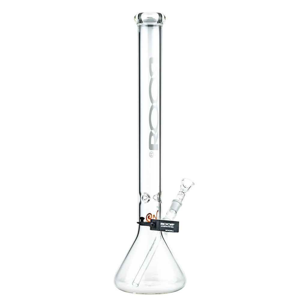 ROOR Dealers' Cup Bong 5.0mm White Logo | 55cm | Ice Notches | 18.8mm