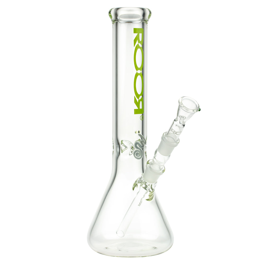ROOR Little Sista Beaker Ice Bong 7.0mm Green logo | 35cm | 18.8mm - Side View 1