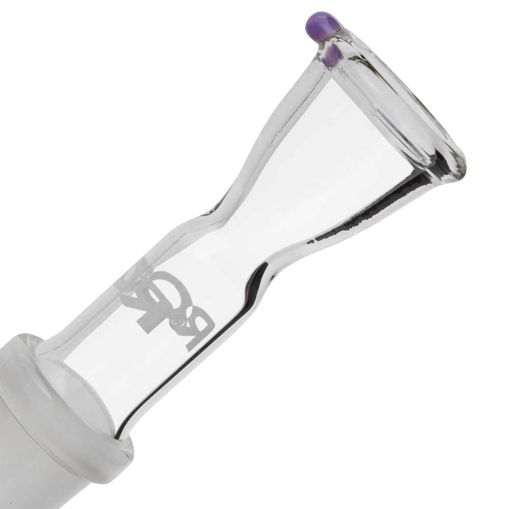 ROOR Little Sista Beaker Base 7mm Glass Ice Bong | Green Logo | 45cm - Glass Funnel Bowl 