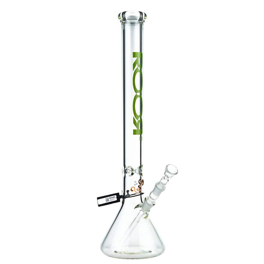 ROOR Dealers' Cup Bong 7.0mm Green Logo | 55cm | Ice Notches | 18.8mm
