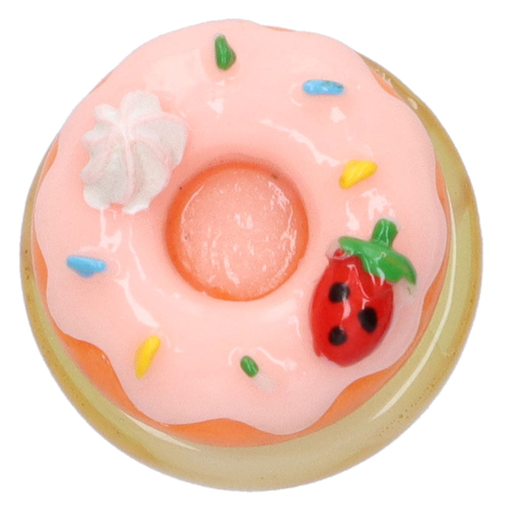 Glass Donut Carb Cap | Random | Top View 3