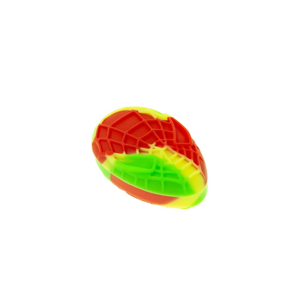 Silicone Non-Stick Teardrop Stash Container | Rasta