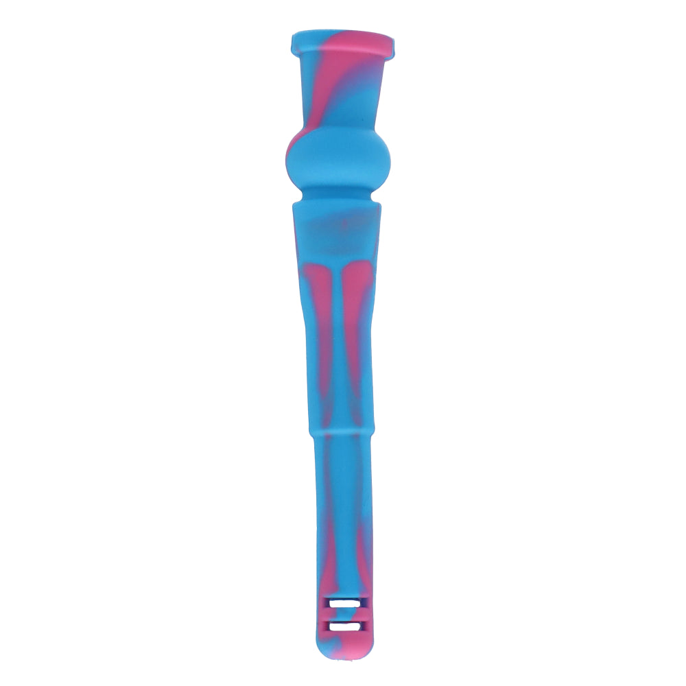 Silicone Slitted Diffuser Downstem | 13 cm | Blue/Pink