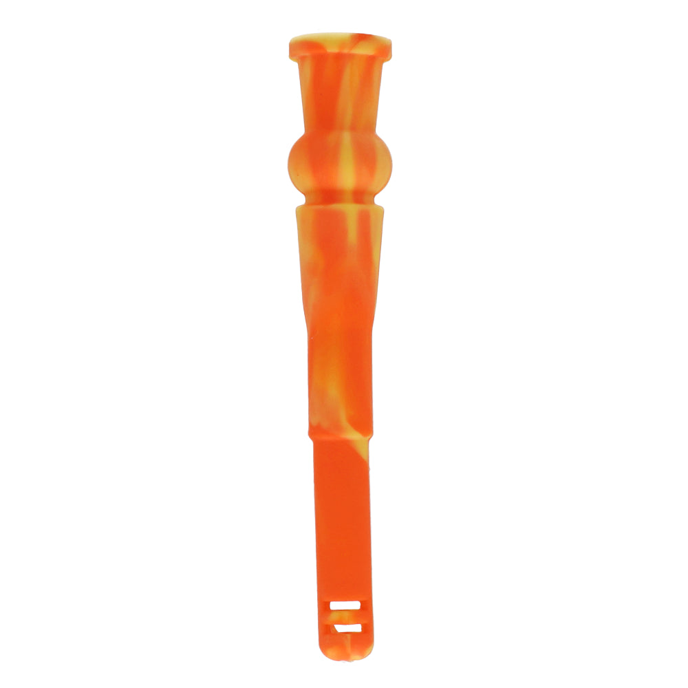 Silicone Slitted Diffuser Downstem | 13 cm | Orange/Yellow