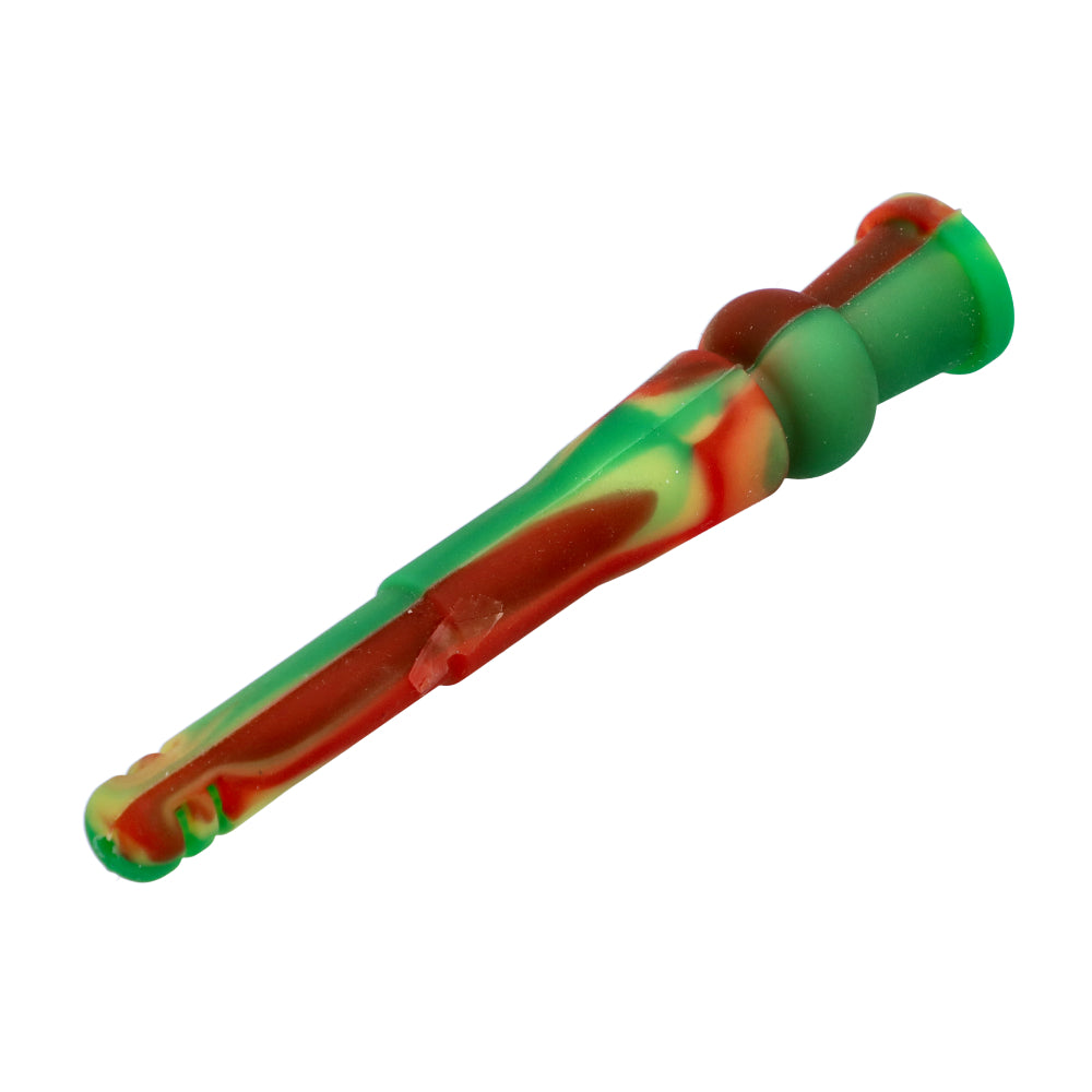 Silicone Slitted Diffuser Downstem | 13 cm | Rasta | side view 2
