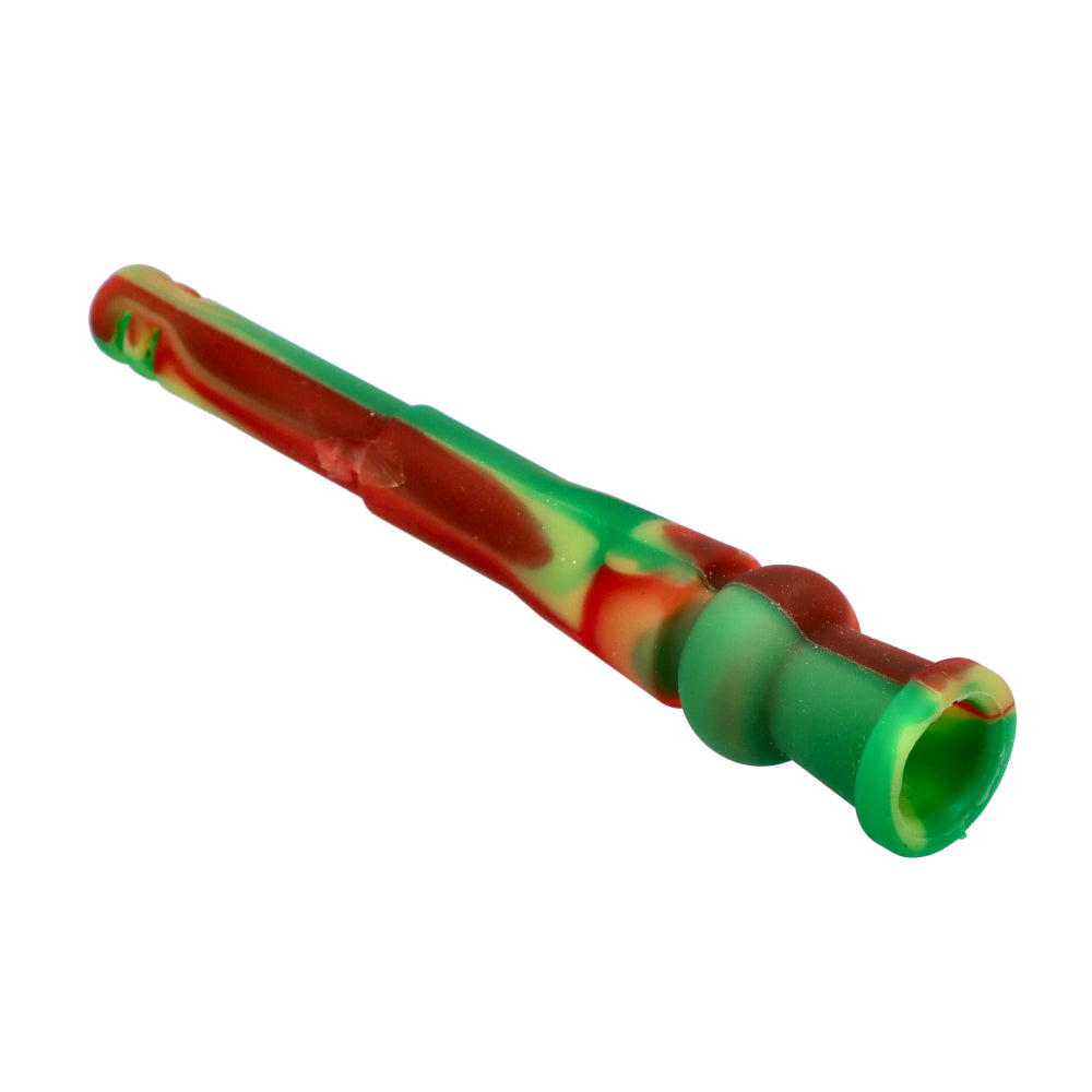 Silicone Slitted Diffuser Downstem | 13 cm | Rasta | side view 3