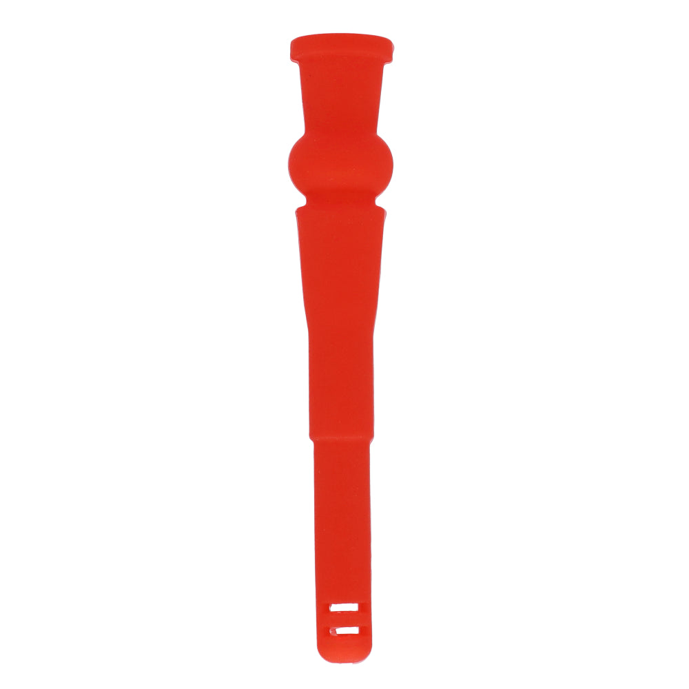 Silicone Slitted Diffuser Downstem | 13 cm | Red