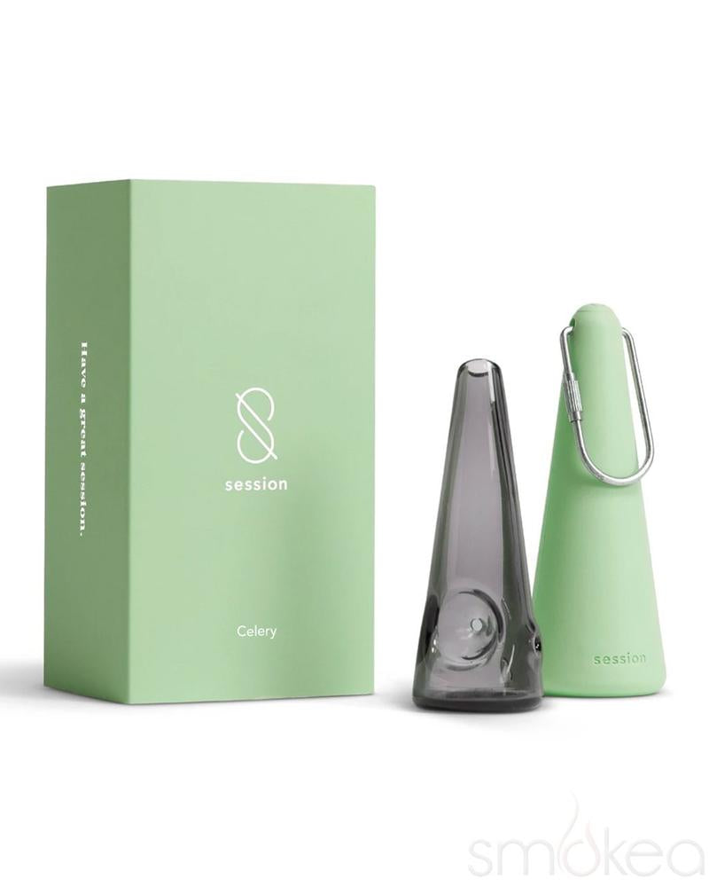 Session Goods Travel Spoon with Silicone Case | Celery