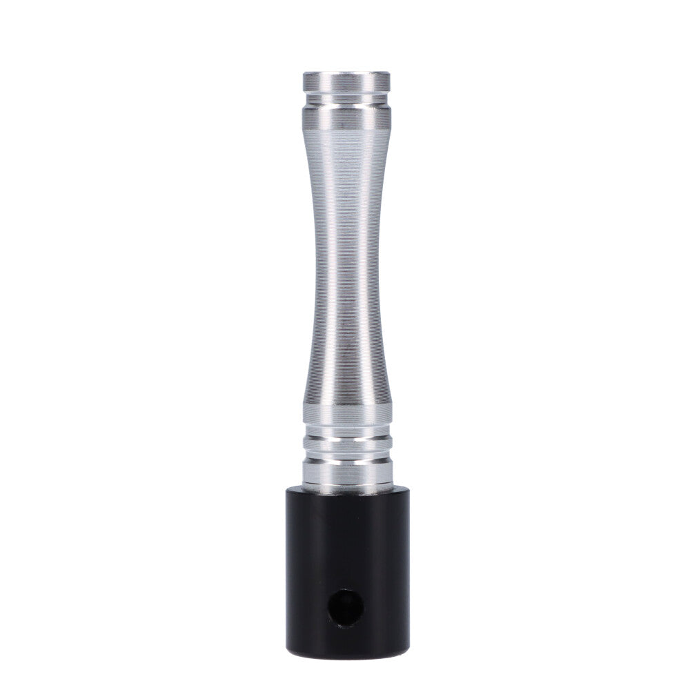 Metal Hand Pipe with Colored Finish | Black/Silver