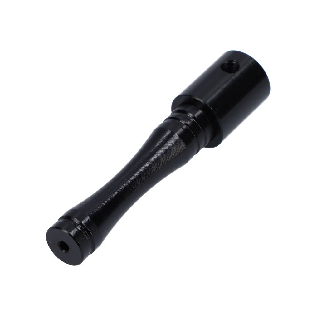 Metal Hand Pipe with Colored Finish | Black - Bottom View 