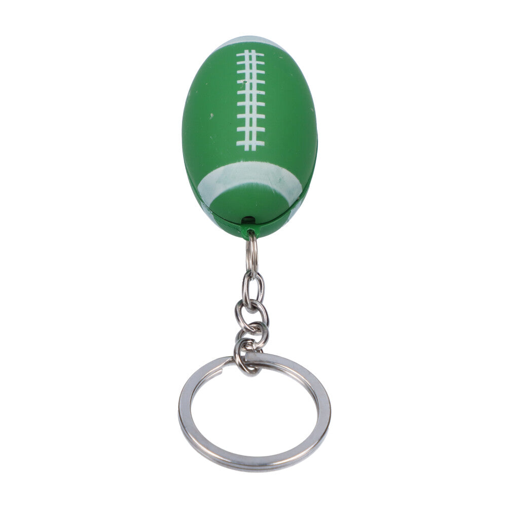 American Football Metal Hand Pipe with Key Chain | Green - Closed