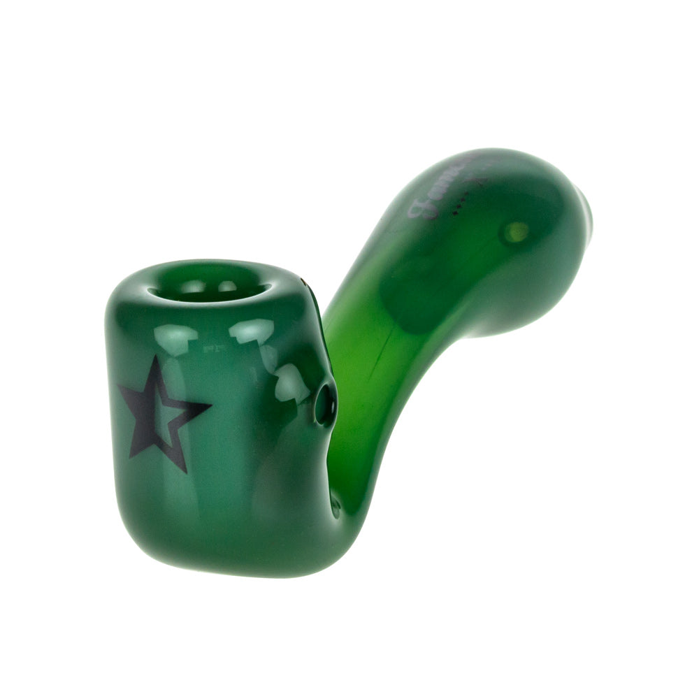 Famous X Sherlock Hand Pipe | Milky Jade