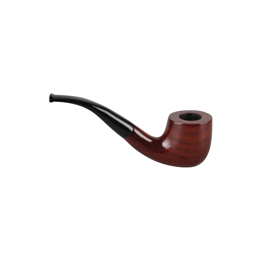 Pulsar Brandy Classy Wooden Sherlock Pipe | Side view 1