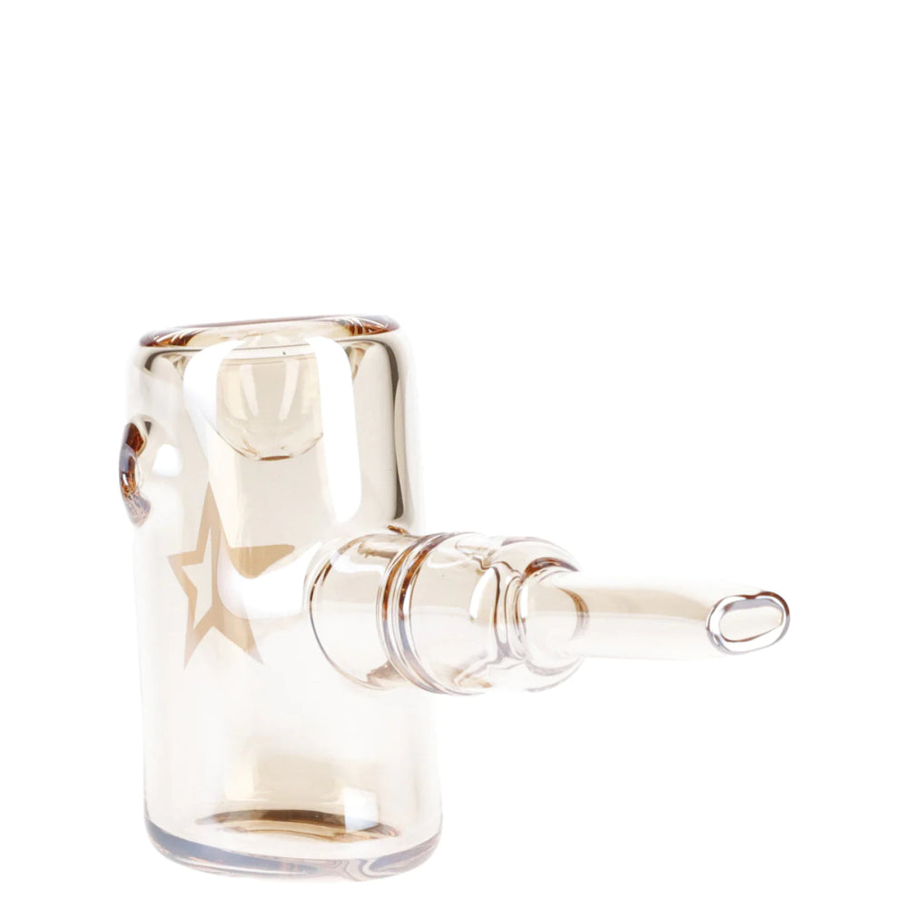 Famous X Fumed Large Sherlock Pipe | Gold | Side view 2