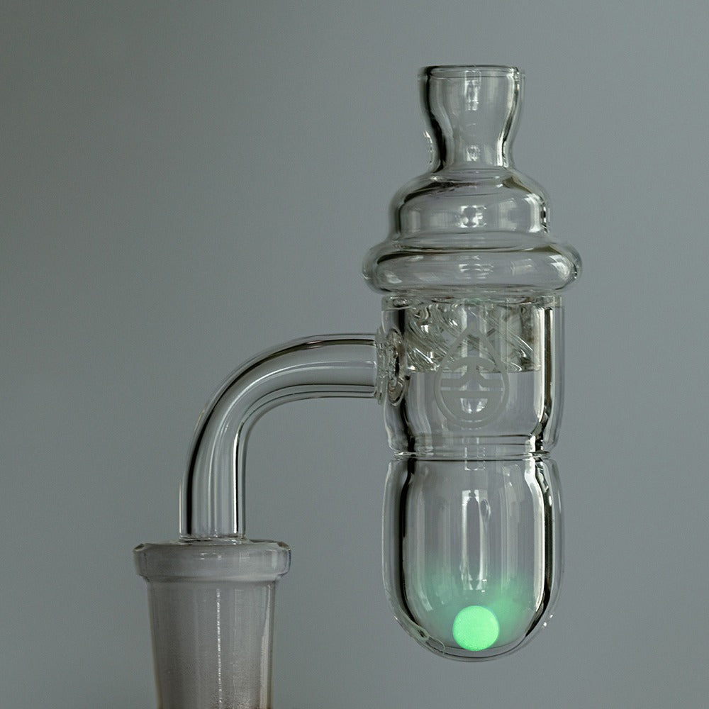 Kromedome Round Bottom Banger | 10 mm | With glowing terp pearl