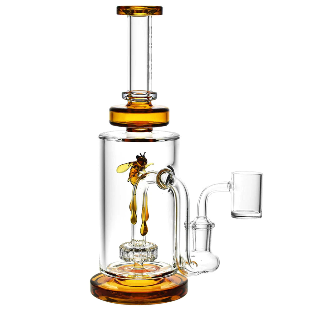 Pulsar Drop Down Bee Dab Rig | Amber