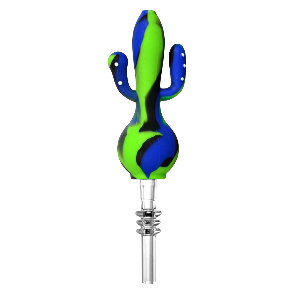 Silicone Cactus Dab Straw Collector | Quartz 1