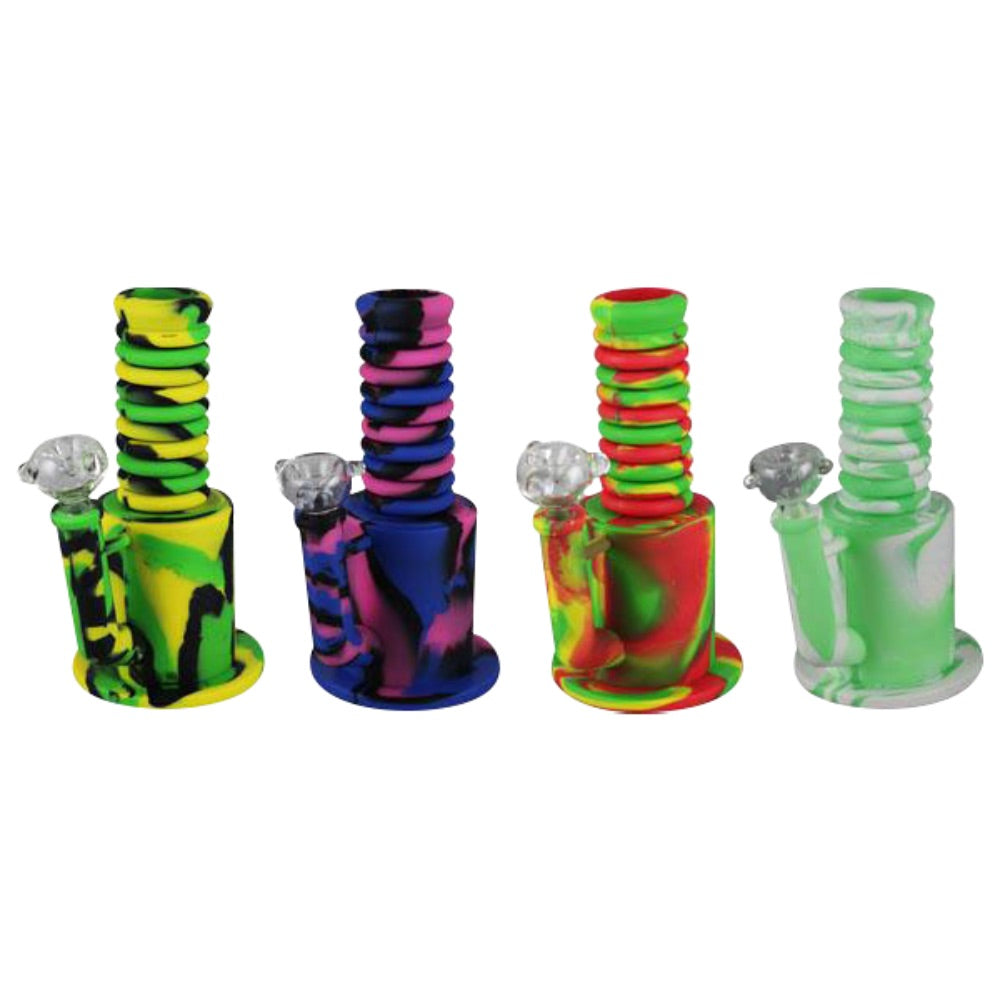 Extendable Neck Silicone Bong | multiple colors
