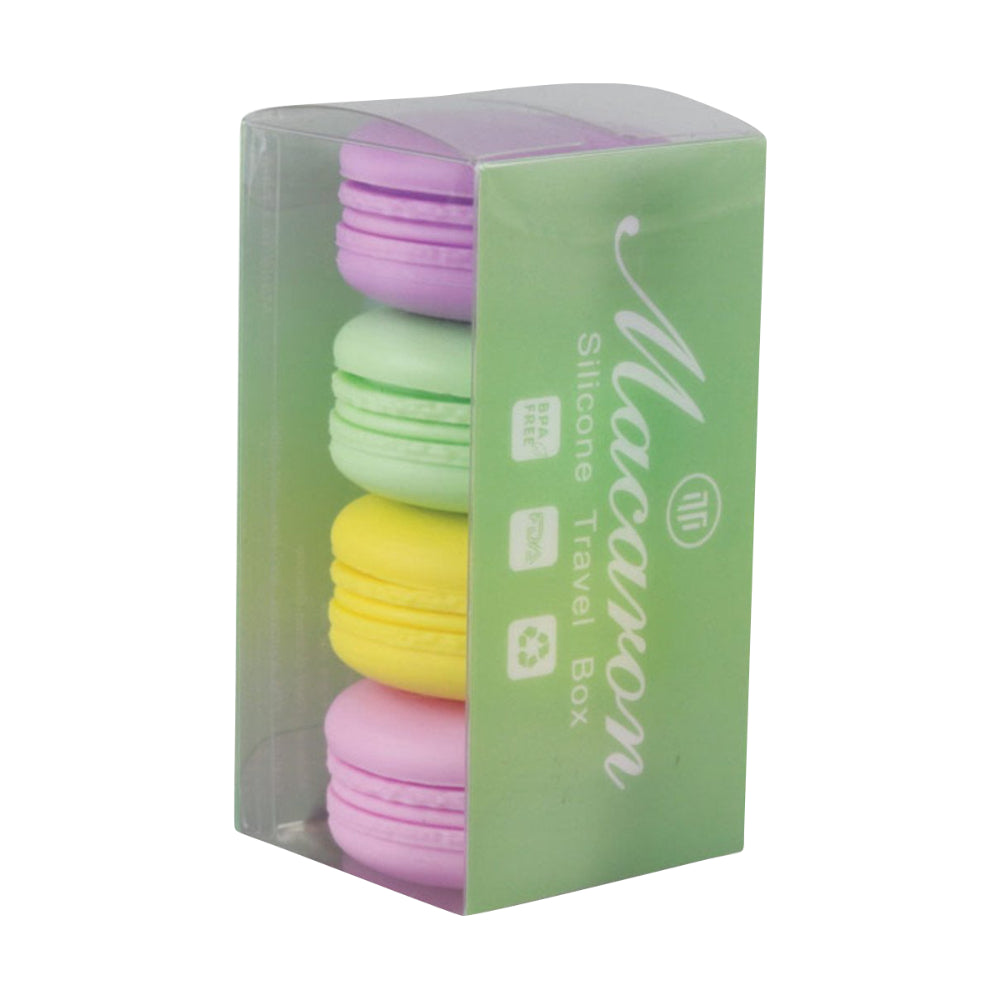 Silicone Macaron Wax Container - 4 Pack | In box