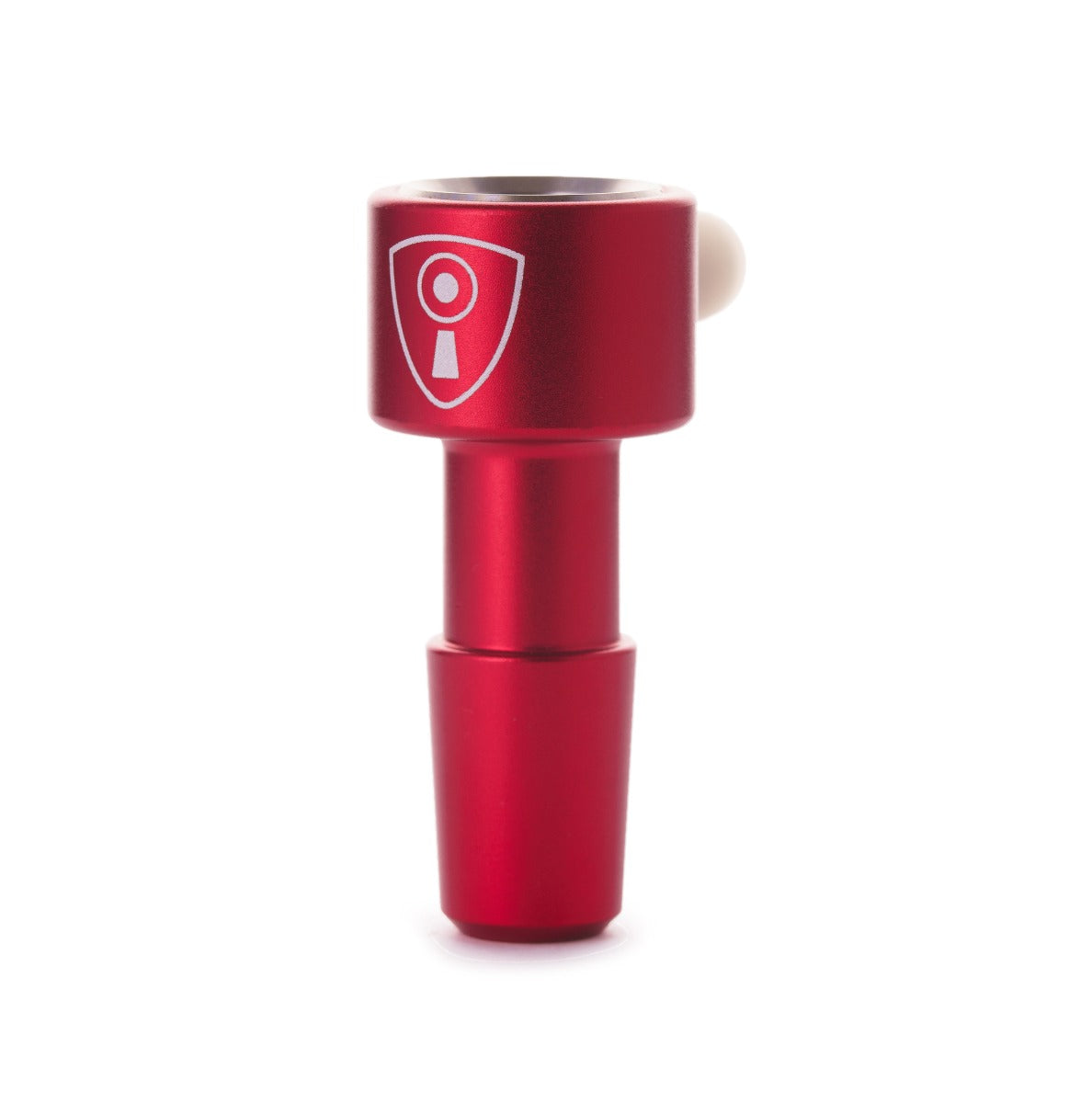 Invincibowl Metal Bowl with Screen and Male Joint | 14.5mm | Red | Front View