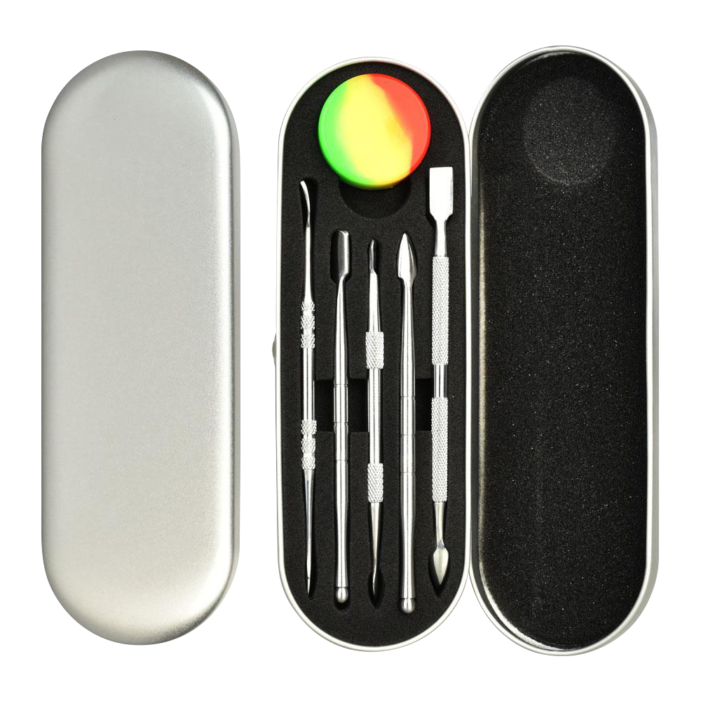 Six Piece Dabber Tool Set with Hard Case