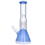 Glass Beaker Base Ice Bong with Tree Perc | Side view 1