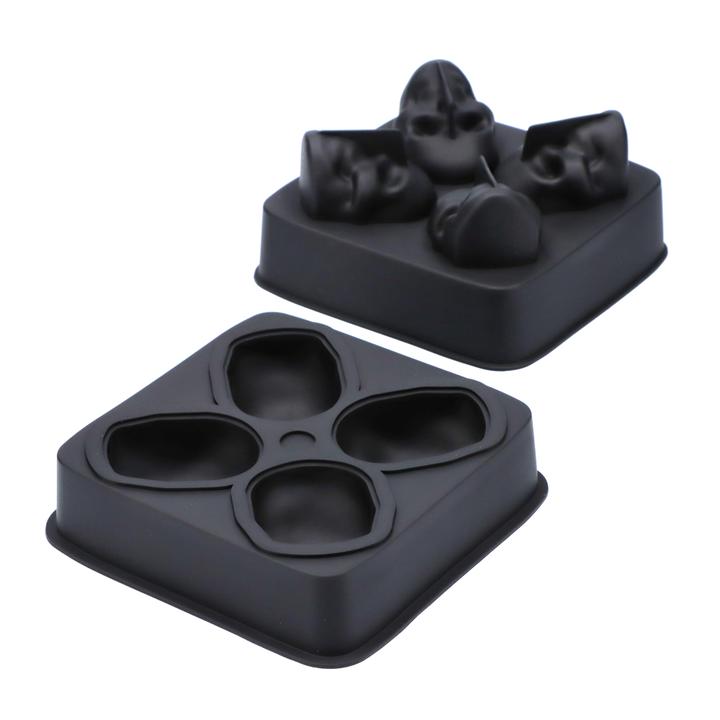 Silicone Tray Black Skull 2 Piece | View 4