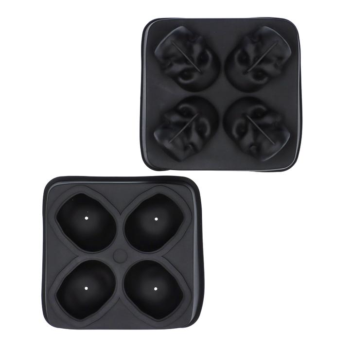 Silicone Tray Black Skull 2 Piece | View 1