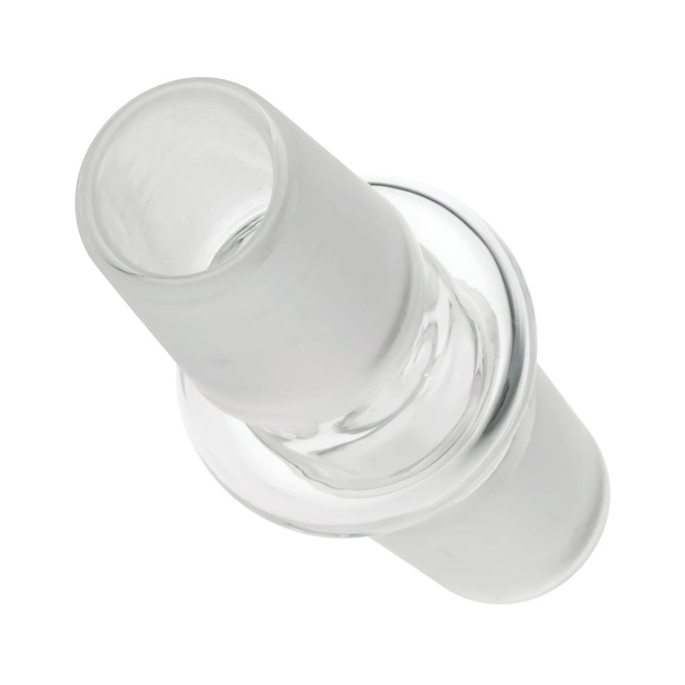 Clear Glass Adapter | Male 18.8mm > Male 18.8mm - Top View 