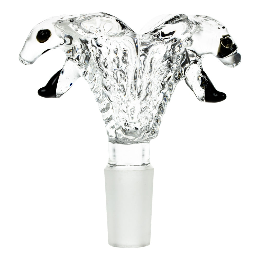 Glass Double Cobra Head Bowl