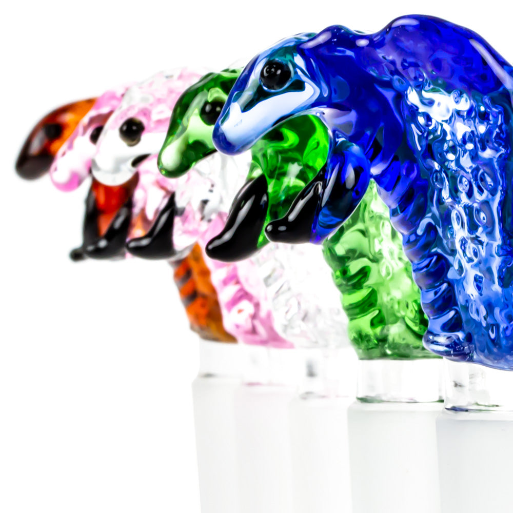 Glass Double Cobra Head Bowl - Available Colors