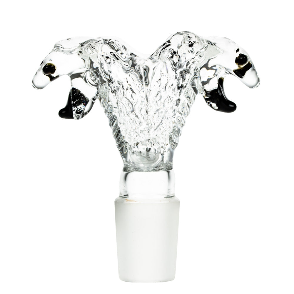 Glass Double Cobra Head Bowl