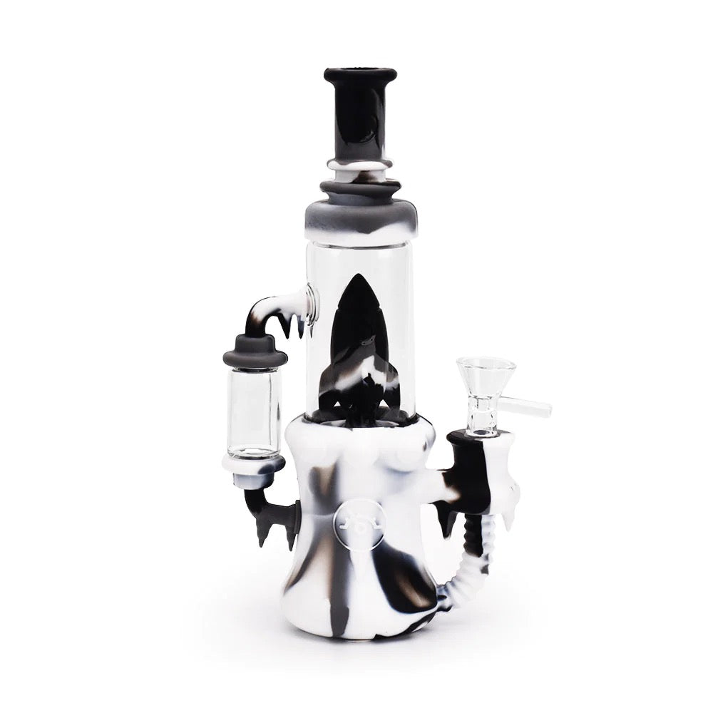 Ritual Silicone Rocket Recycler | Black/White