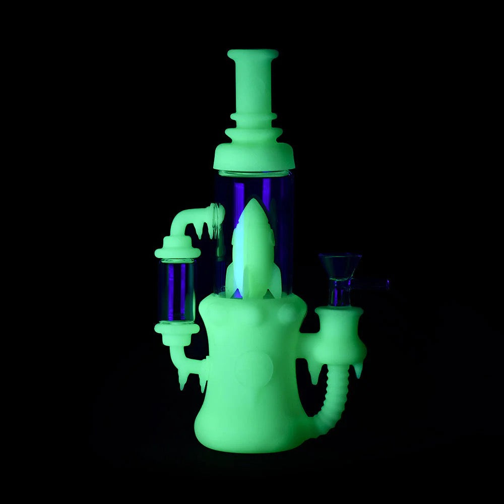 Ritual Silicone Rocket Recycler | Glow in the Dark | dark