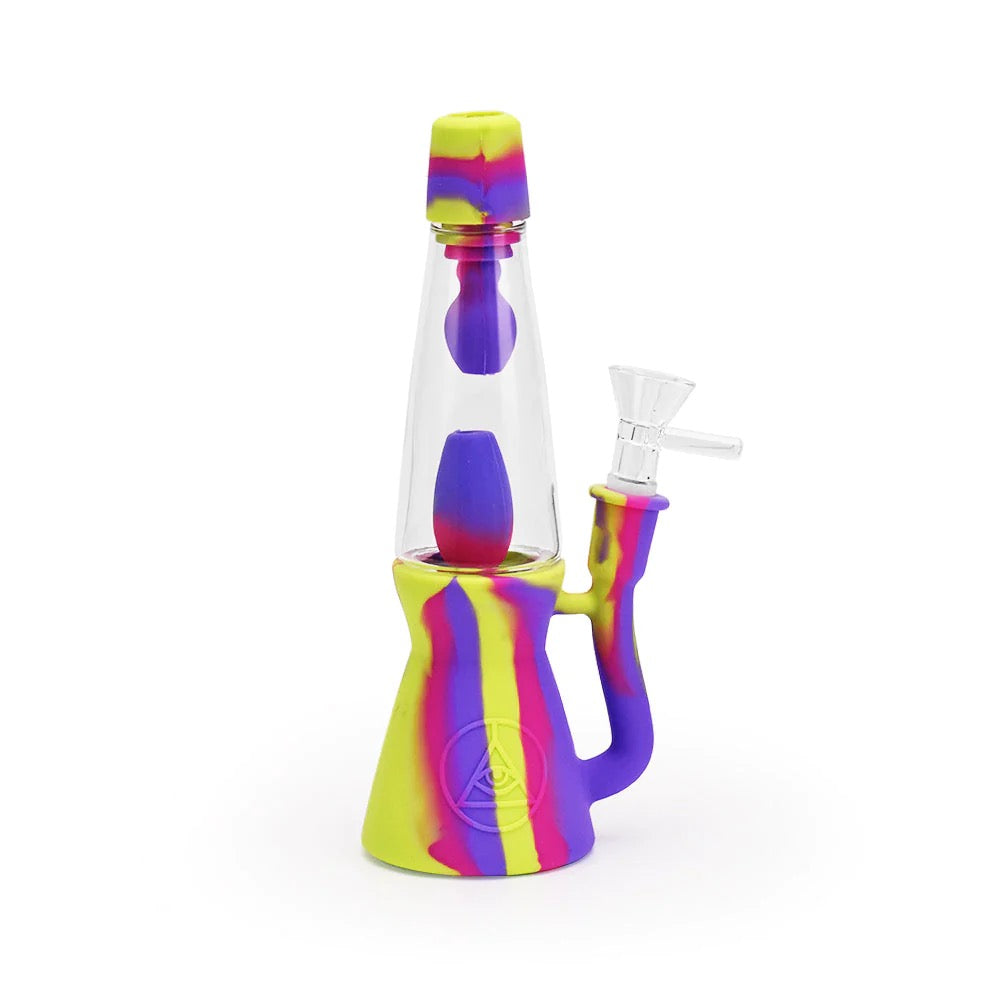 Ritual Silicone Lava Lamp Bong | Pink/Yellow