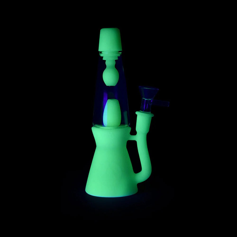 Ritual Silicone Lava Lamp Bong | Glow in the Dark | dark