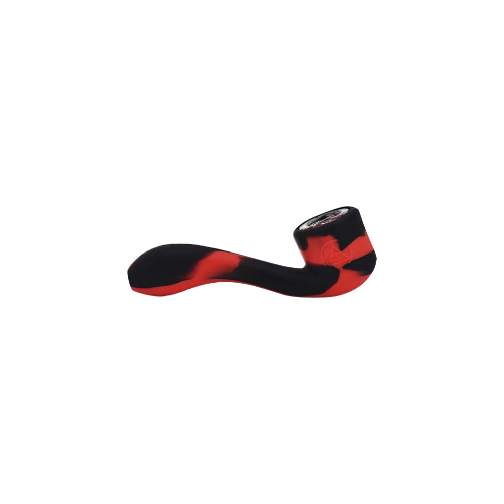 Ritual Silicone Sherlock Pipe | Black/Red