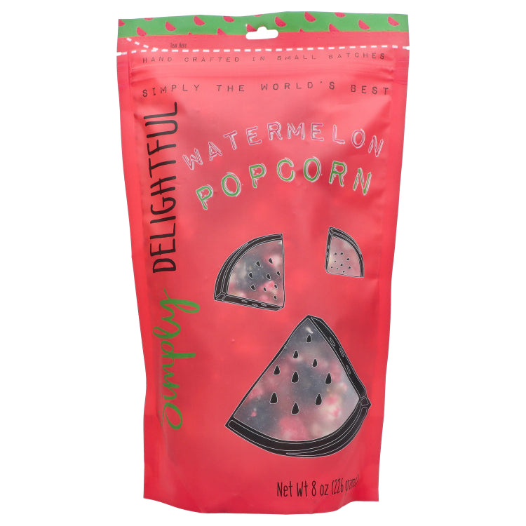 Simply Delightful Watermelon Popcorn