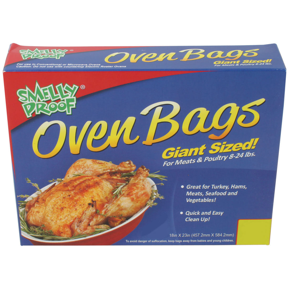 SmellyProof - Plastic Sealed Baggies - Oven Size / XXL
