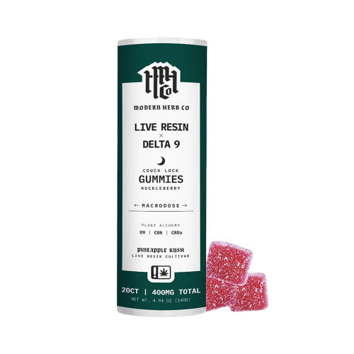 Modern Herb Co Live Resin Delta 9 Macrodose Gummies | 400mg | 20pc |