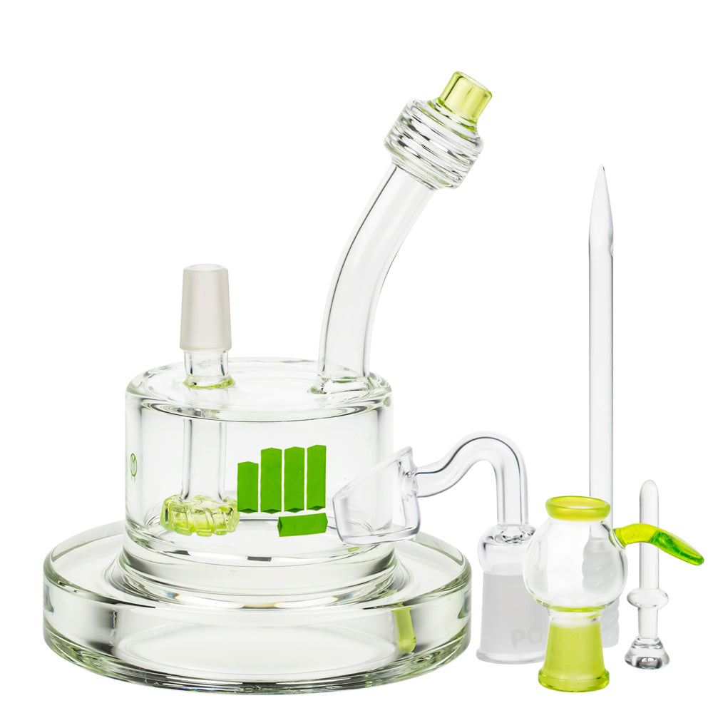 Snoop Dogg Pounds Spaceship Vapor Bubbler | Green - Complete Set 