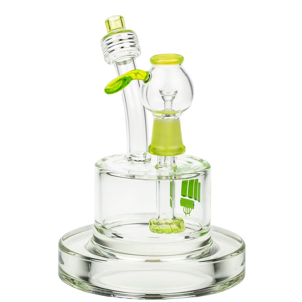Snoop Dogg Pounds Spaceship Vapor Bubbler | Green - Side View 5