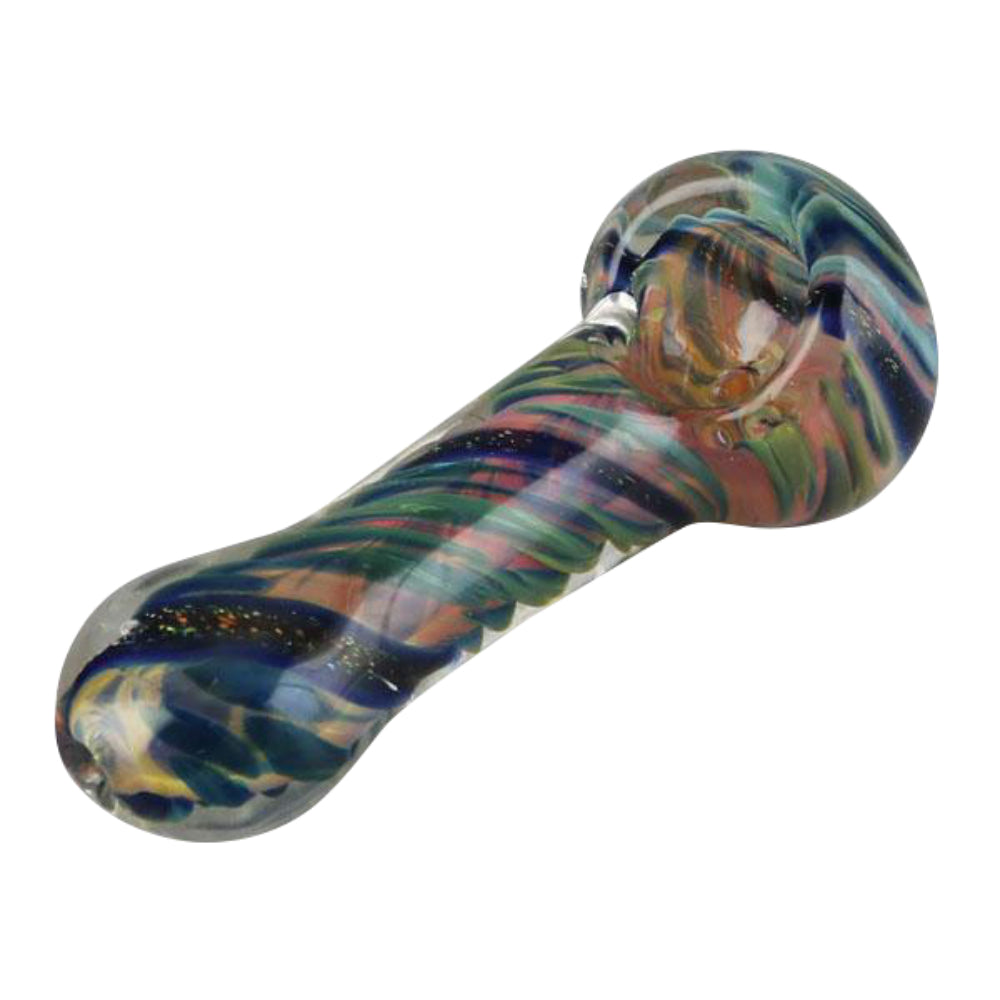 Spiral Fumed Dicro Glass Hand Pipe