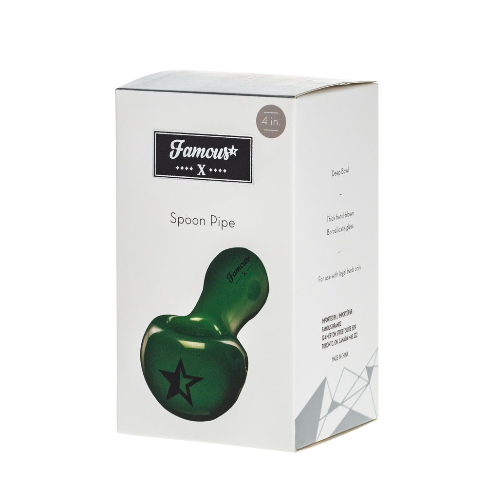 Famous X Spoon Pipe | Milky Jade - Box