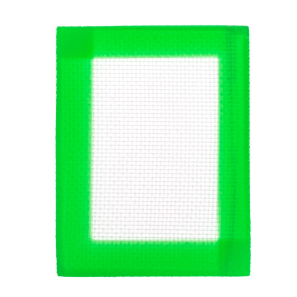 Small Non-Stick Silicone Dab Pad | Green