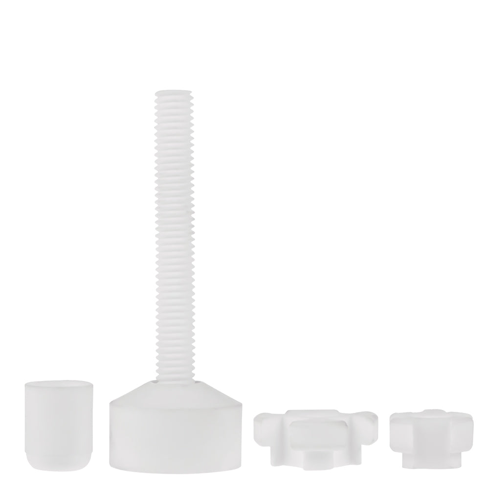 Adjustable Double Jointed Ceramic Concentrate Nail | 14.5mm & 18.8mm - Disassembled 